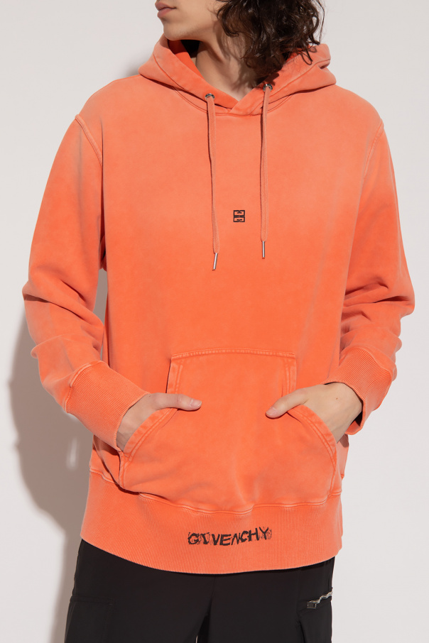 Orange givenchy hoodie new arrivals